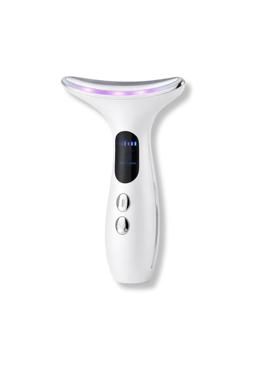 Masajeador facial con calor y luz LED