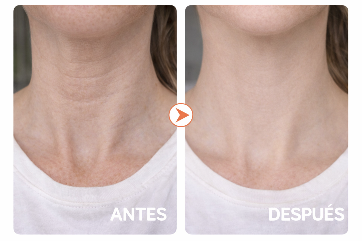 Masajeador facial con calor y luz LED